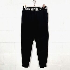 Gymshark Women's Jogger Sweatpants Black Logo Spellout Athletic Gym Workout SZ S
